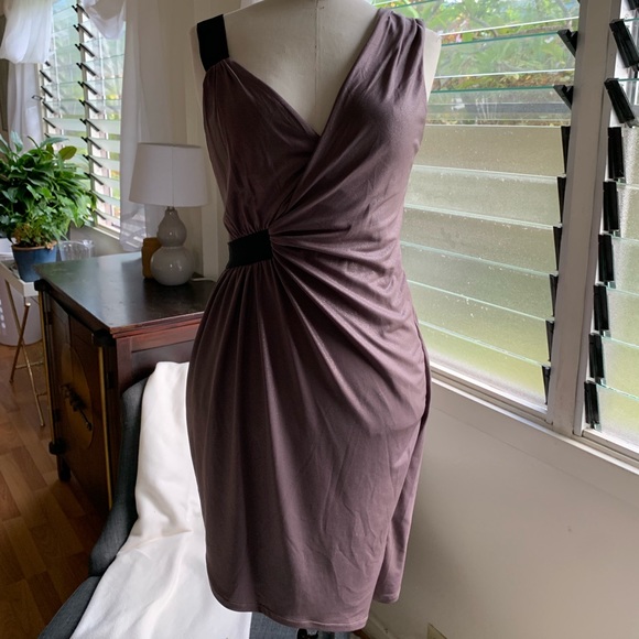 Express bodycon asymmetrical dress - Picture 1 of 3